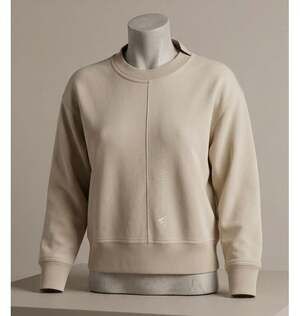 Adidas by Stella McCartney French Terry Cropped Crew Neck Sweatshirt